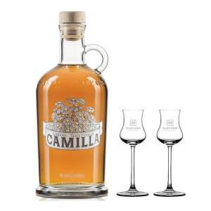 Camilla liquore di camomilla in grappa 70 cl con 2 bicchieri