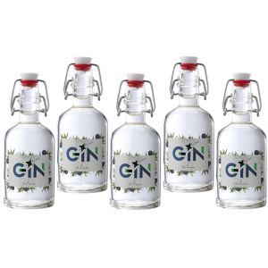 Gin extreme mignon miniature 10 cl 5 bottiglie