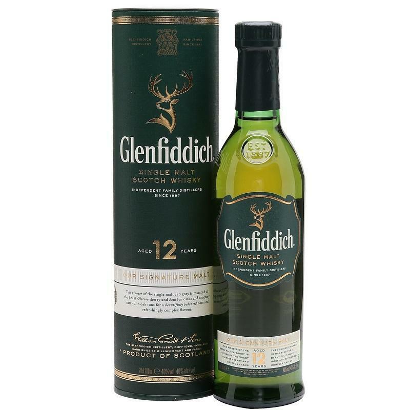 glenfiddich glenfiddich 12 anni single malt scotch whisky 70 cl in astuccio
