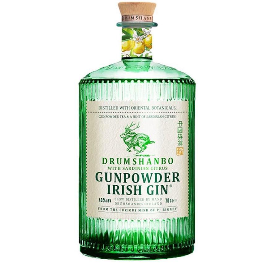 gunpowder irish gin gunpowder drum shanbo irish gin oriental botanicals sardinian citrus 70 cl