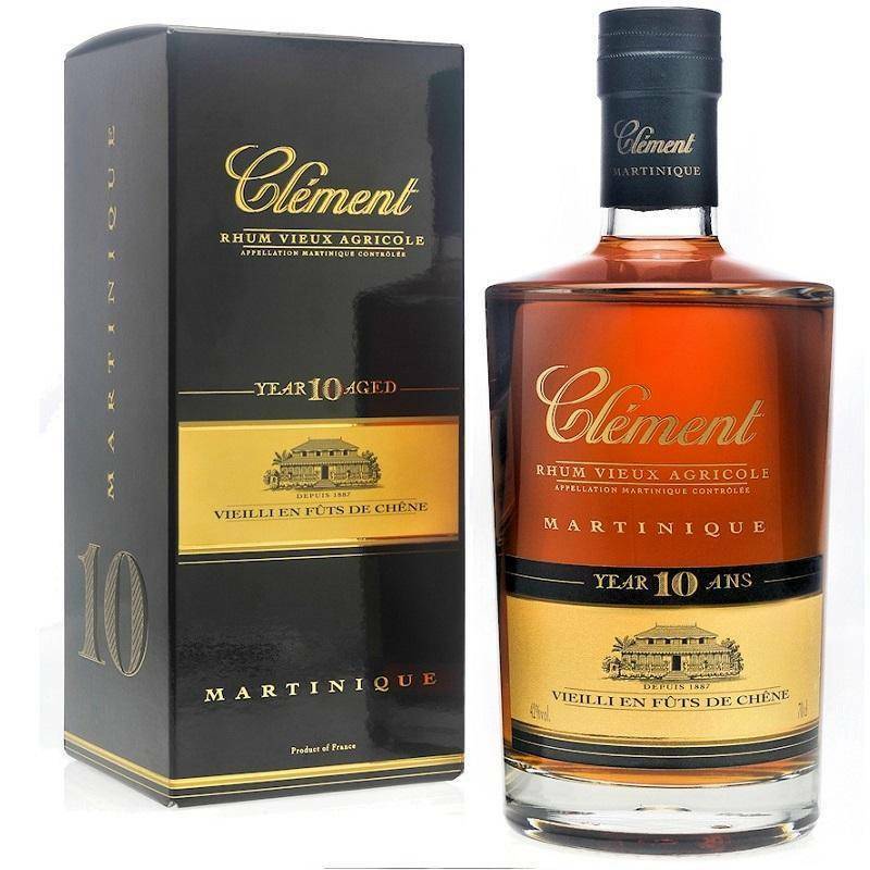 clement rum clement vieux agricole 10 anni martinica 70 cl in astuccio