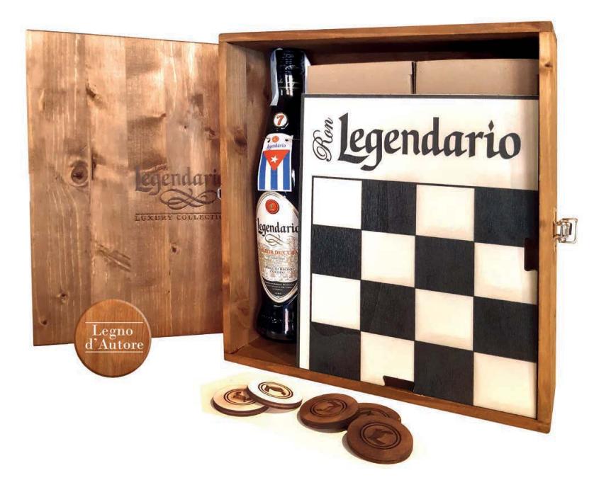 legendario rum legendario elixir 7 anni 70cl confezione regalo la dama