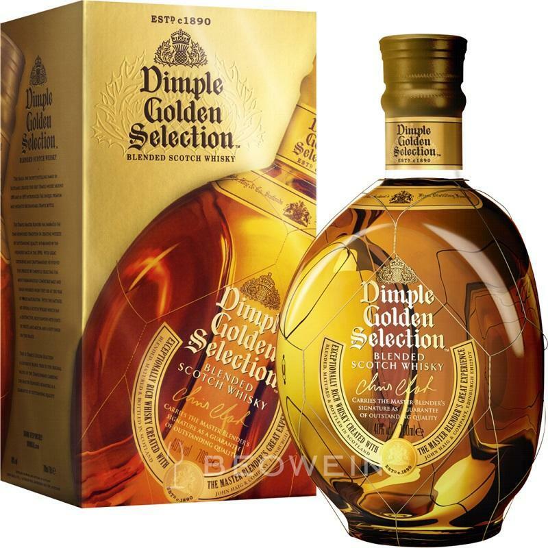 dimple golden selection dimple golden selection blended scotch whisky 70 cl in astuccio