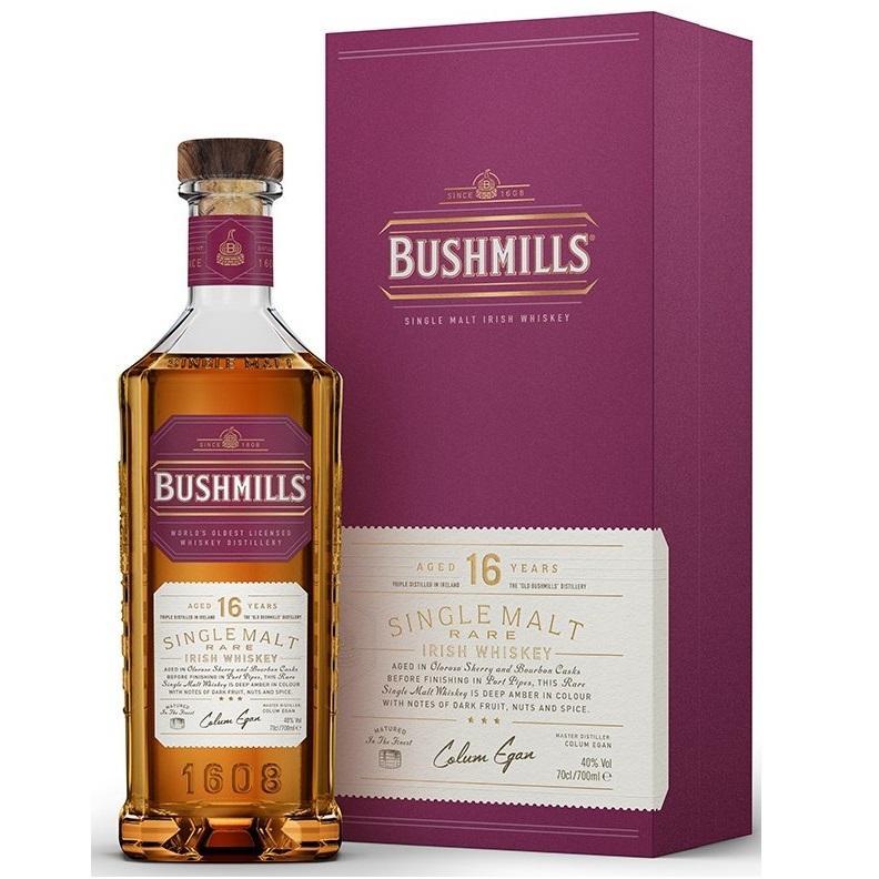 bushmills bushmills irish whisky aged 16 years rare 70 cl in astuccio
