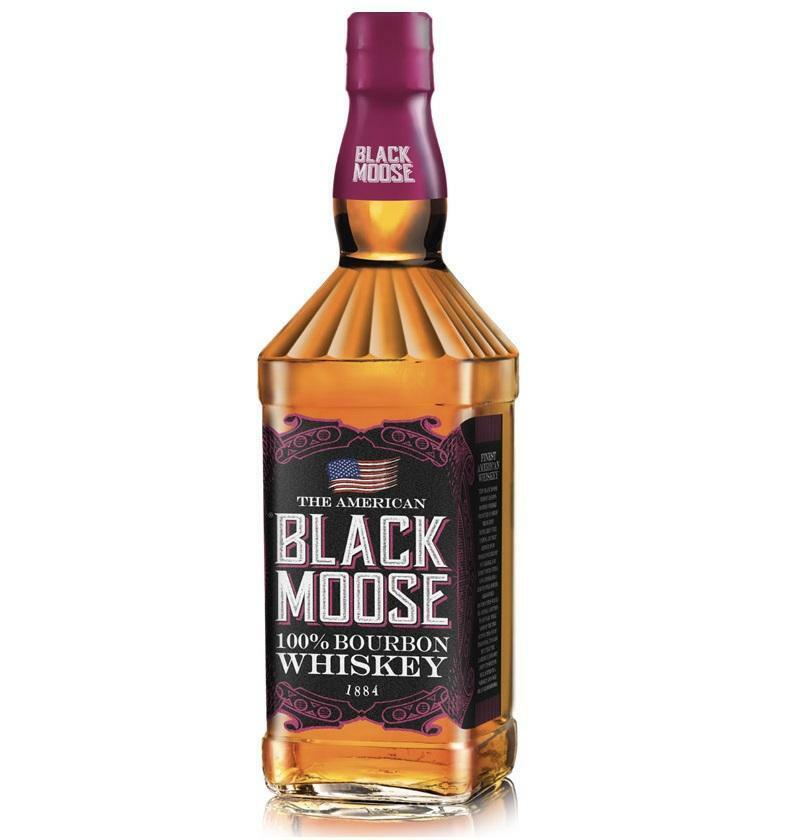 black moose black moose the american whiskey 100% bourbon 1 lt