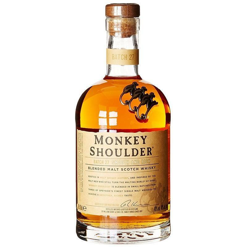 monkey shoulder monkey shoulder batch 27 blended malt scotch whisky  70 cl