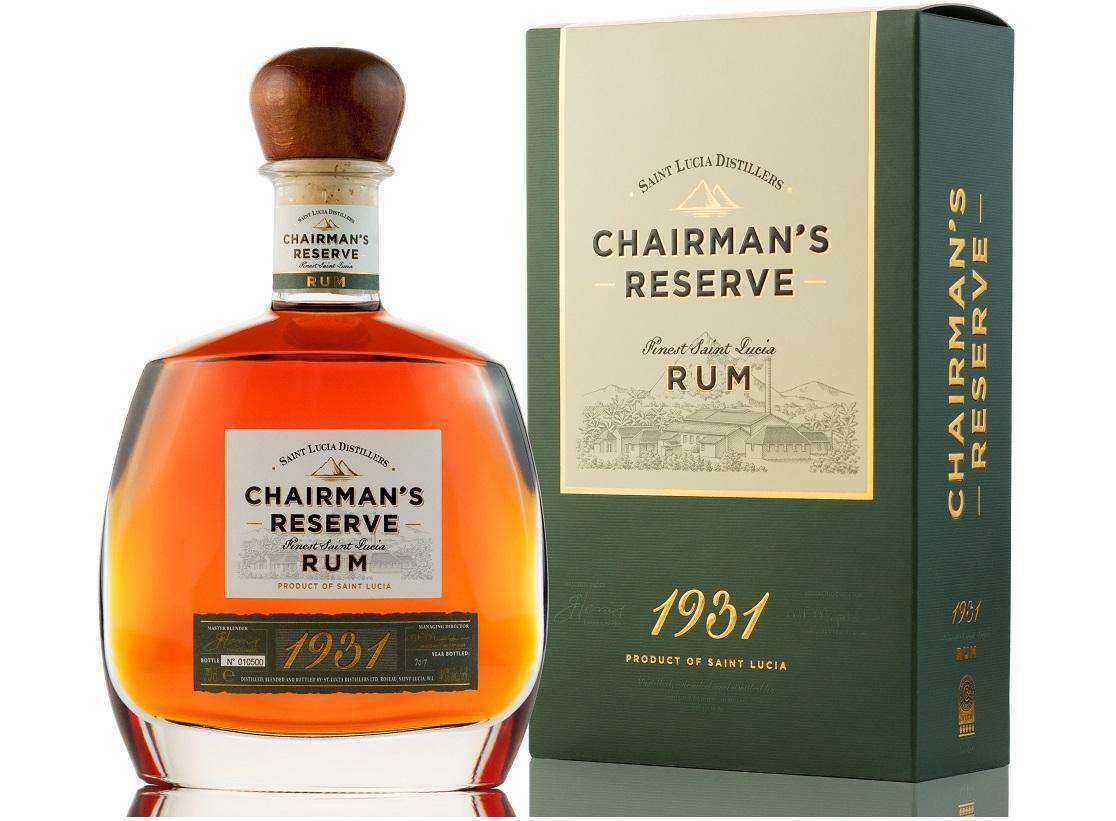 st. lucia distillers st. lucia distillers chairman's reserve rum 1931 70 cl