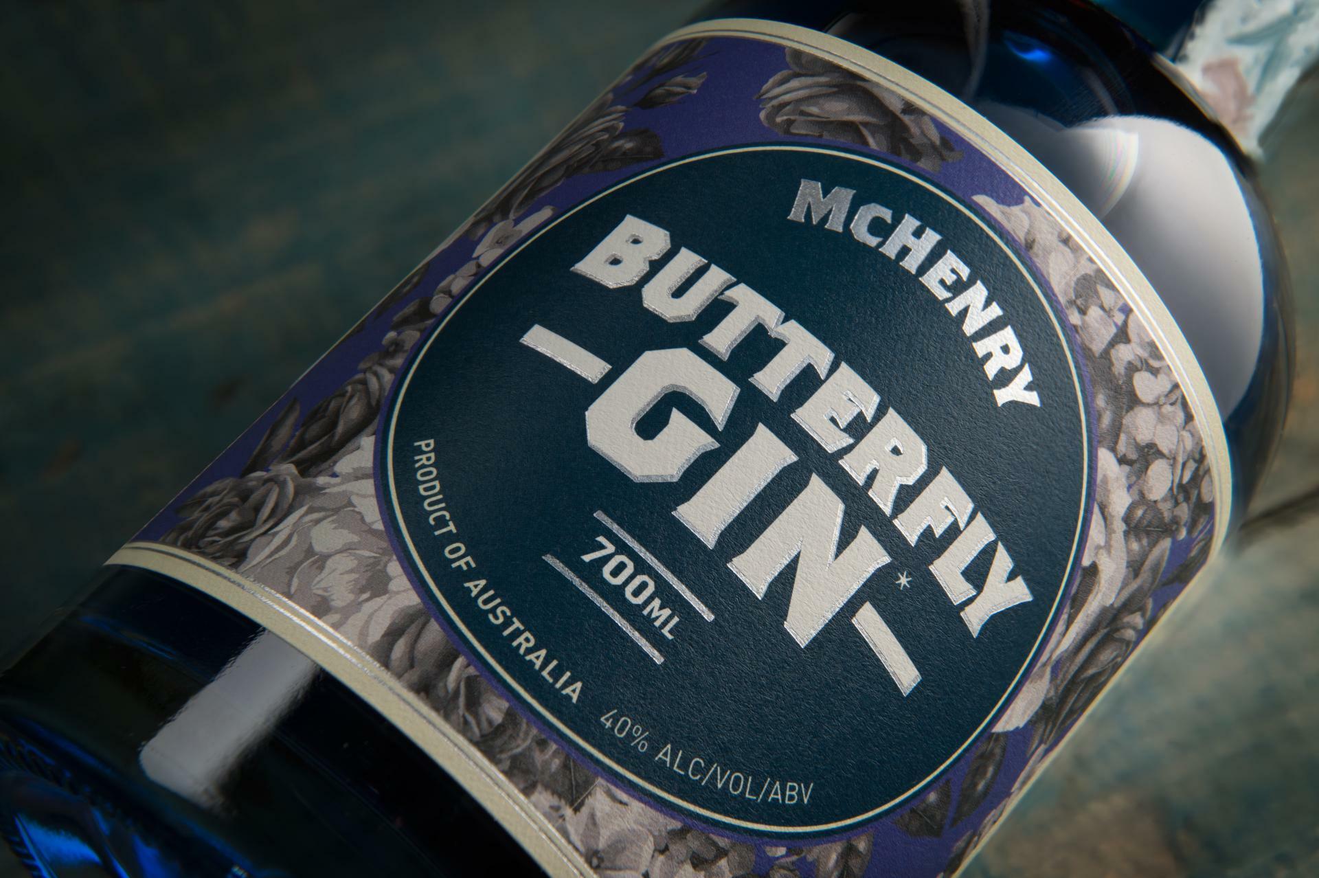 mchenry mchenry butterfly gin 70 cl australian gin