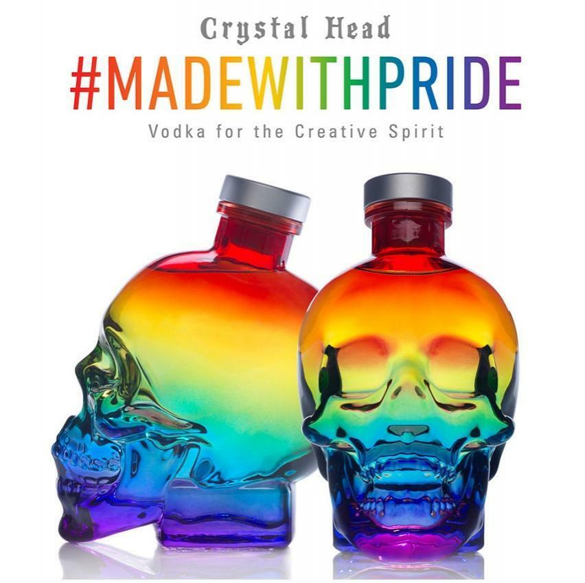 crystal head crystal head pride 70 cl vodka  limited edition