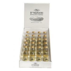 Aquavite di pura vinaccia doppia rettifica riserva bassano 20 pz mignon miniature 3 cl