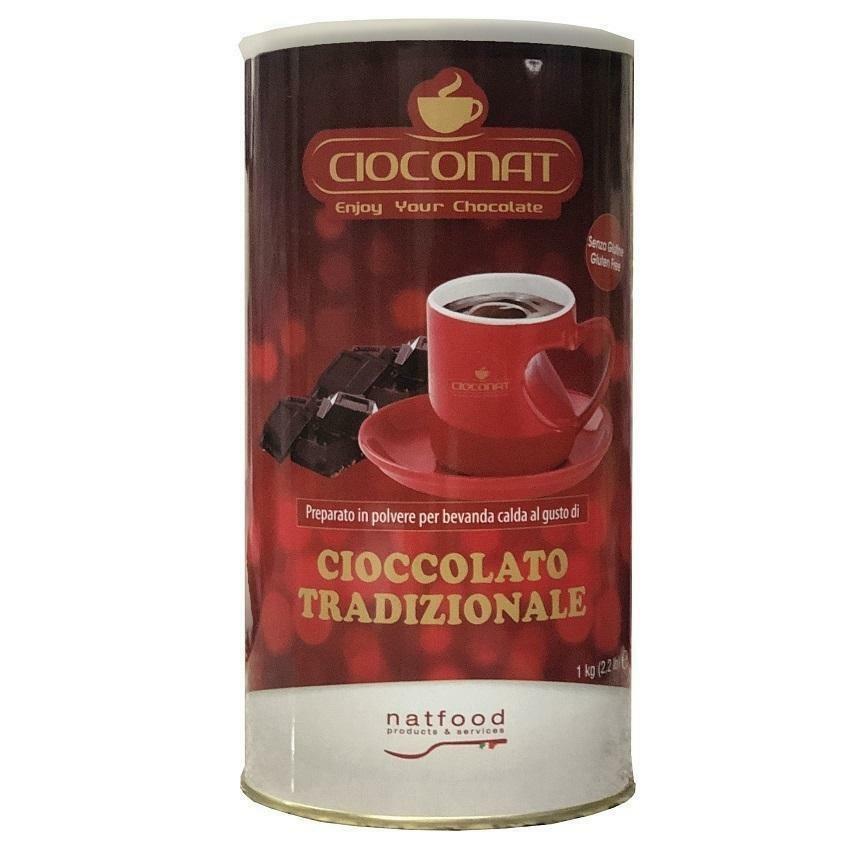 natfood natfood cioconat cioccolato tradizionale senza glutine 1 kg in latta - foto 1