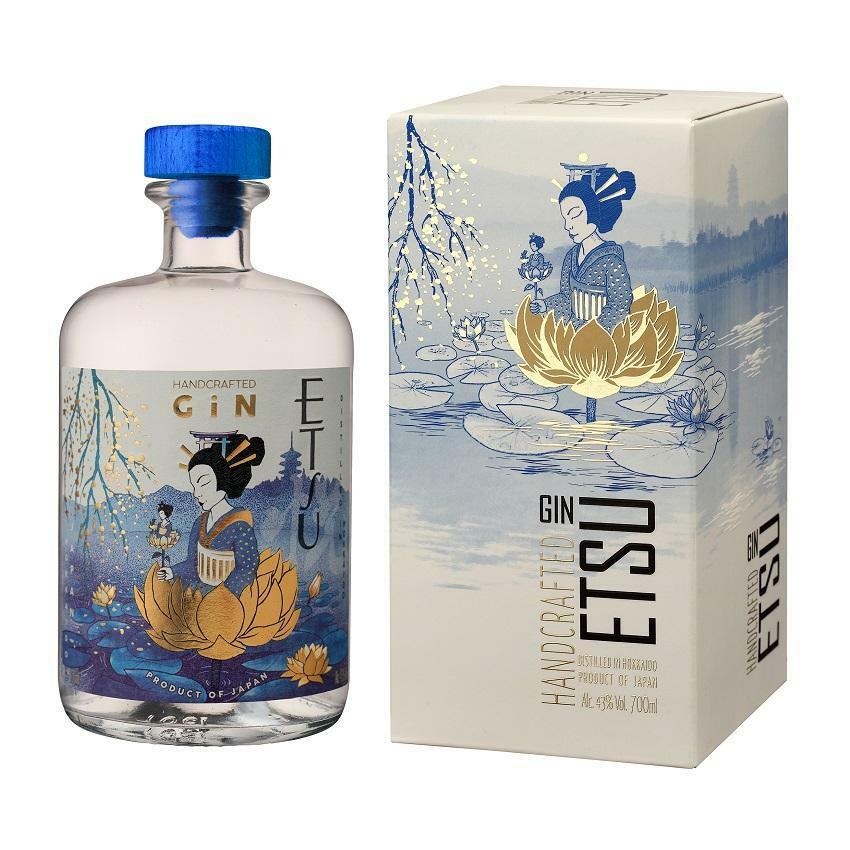 etsu etsu handcrafted gin giapponese distillato in hokkaido 70 cl in astuccio