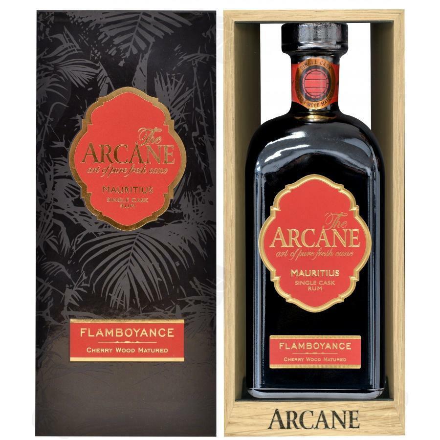 the arcane the arcane single cask rum cherry wood matured flamboyace 70 cl in astuccio - foto 1