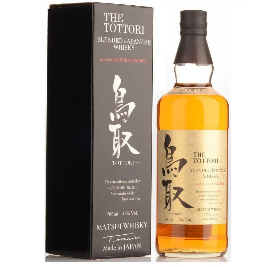 the tottori the tottori blended japanese whisky aged in bourbon barrel 70 cl in astuccio