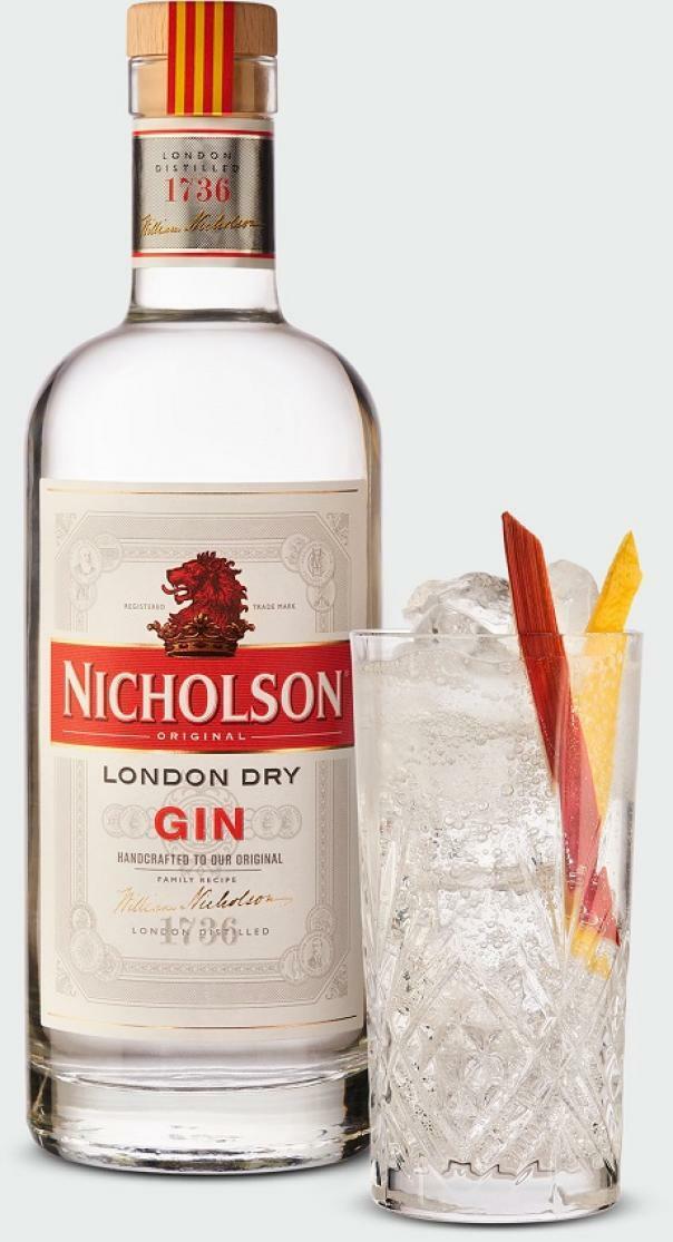 nicholson nicholson london dry gin 70 cl - foto 3