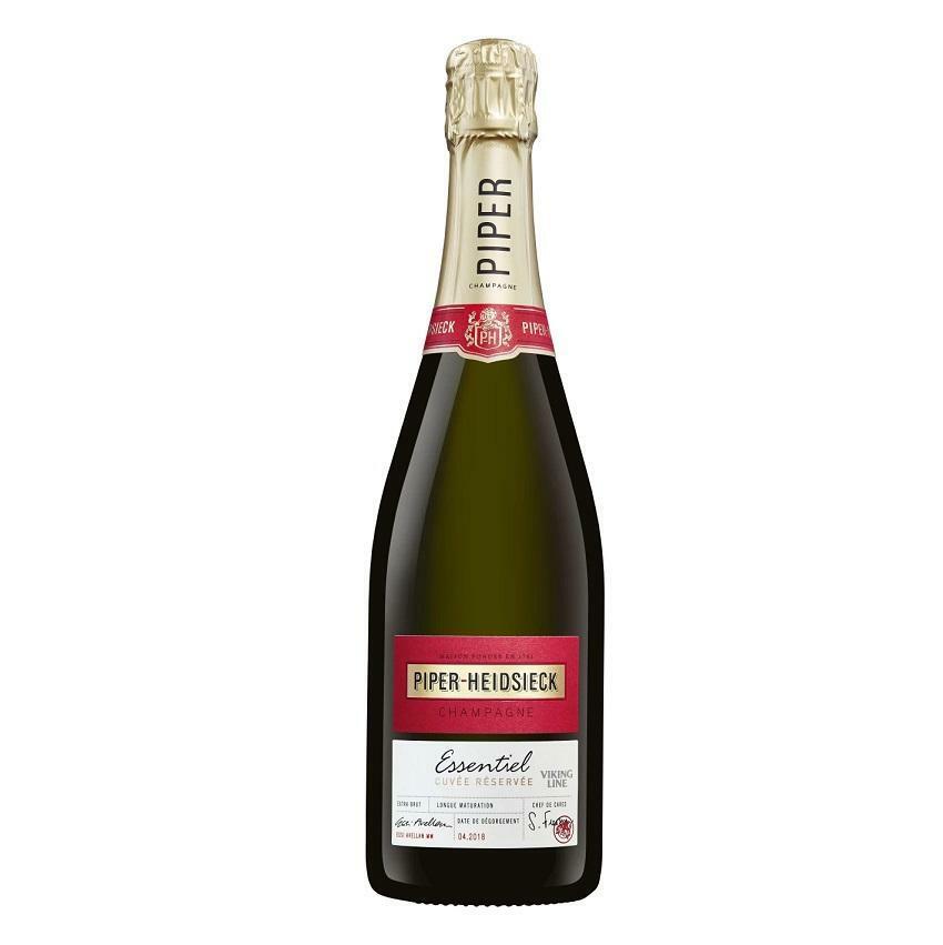 piper-heidsieck piper-heidsieck champagne essentiel cuvee reserve 75 cl due bottiglie in cassetta di legno - foto 2