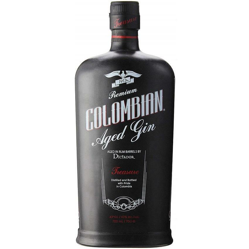 dictador dictator premium colombian aged gin treasure 70 cl - foto 1