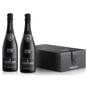 Ferrari selezione juventus 120, un trentodoc speciale 120 anni di juventus 2 bottiglie da 75 cl in cassetta