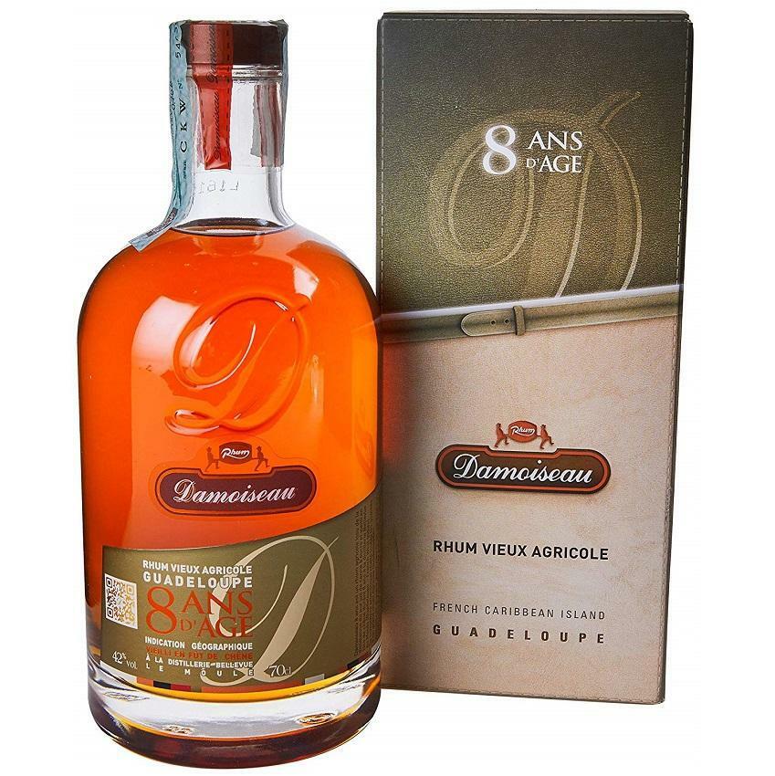 damoiseau damoiseau rhum vieux agricole 8 anni guadalupe 70 cl in astuccio - foto 1