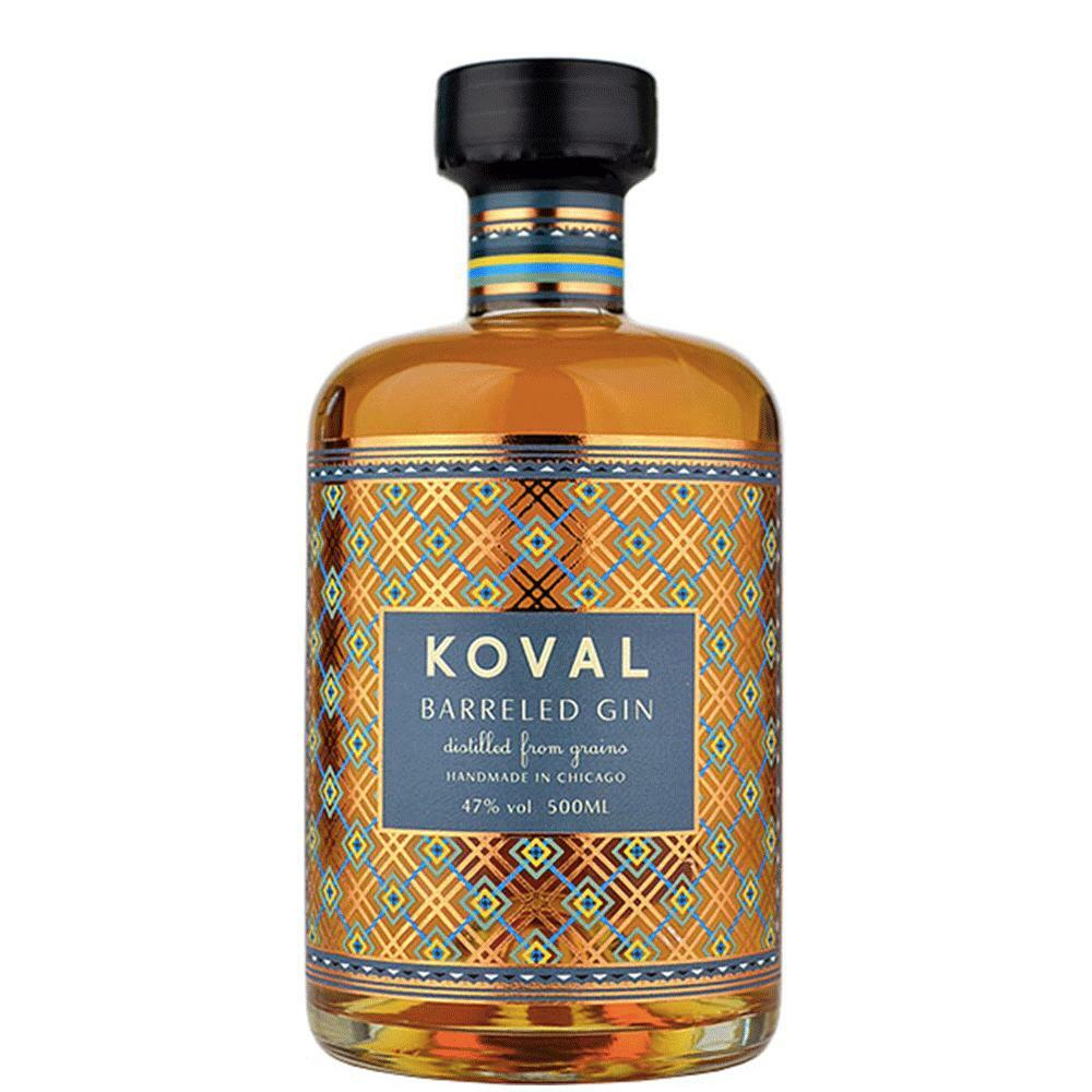 koval koval barreled gin distilled from organic grains 50 cl - foto 1