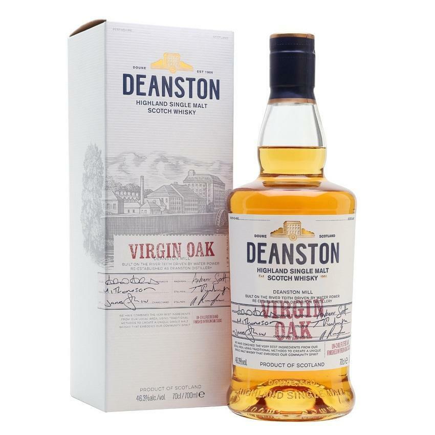 deanston deanston highland single malt scotch whisky virgin oak 70 cl in astuccio - foto 1