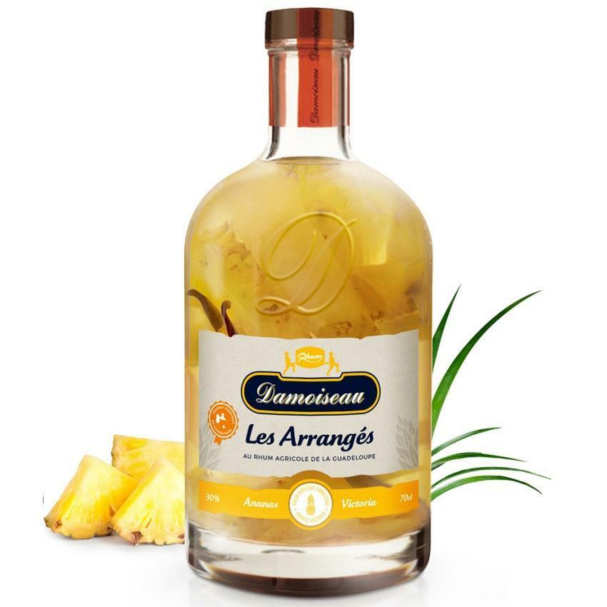 damoiseau damoiseau les arrenges rhum agricole guadalupe ananas 70 cl