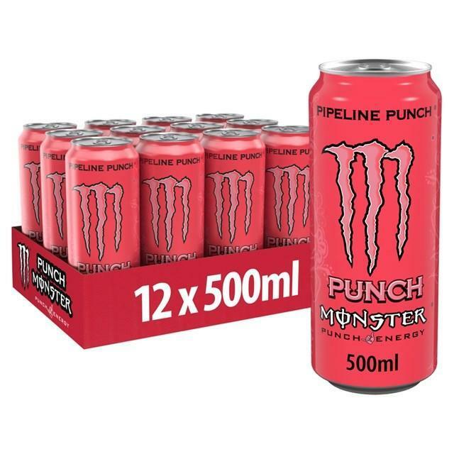 monster monster energy drink pipeline punch 50 cl - 12 lattine - foto 1