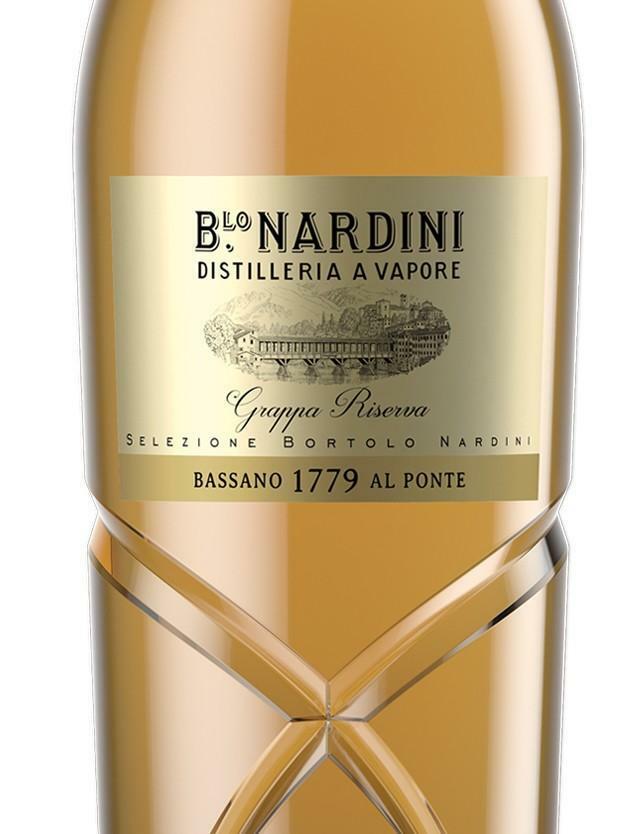 nardini grappa riserva 3 anni selezione bortolo nardini 70 cl in confezione regalo con 4 bicchieri