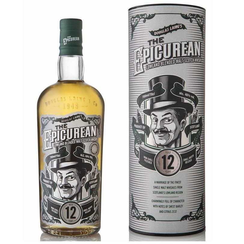 douglas laing's douglas laing's the epicurean 12 years lowland blended malt scotch whisky 70 cl - foto 1