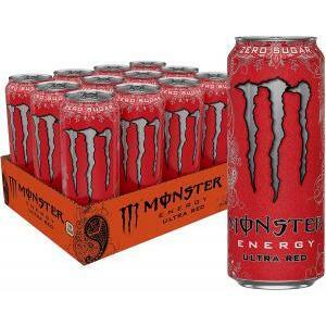 Energy drink ultra red senza zucchero 500 ml 12 lattine