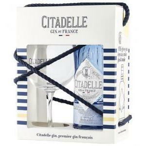 Gin de france 70 cl glass pack con un bicchiere