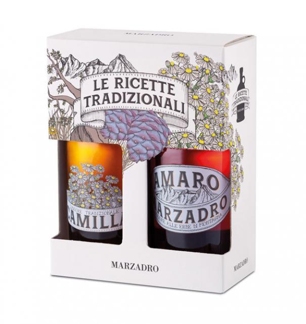 distilleria marzadro distilleria marzadro confezione amaro e camilla bottiglie da 50 cl