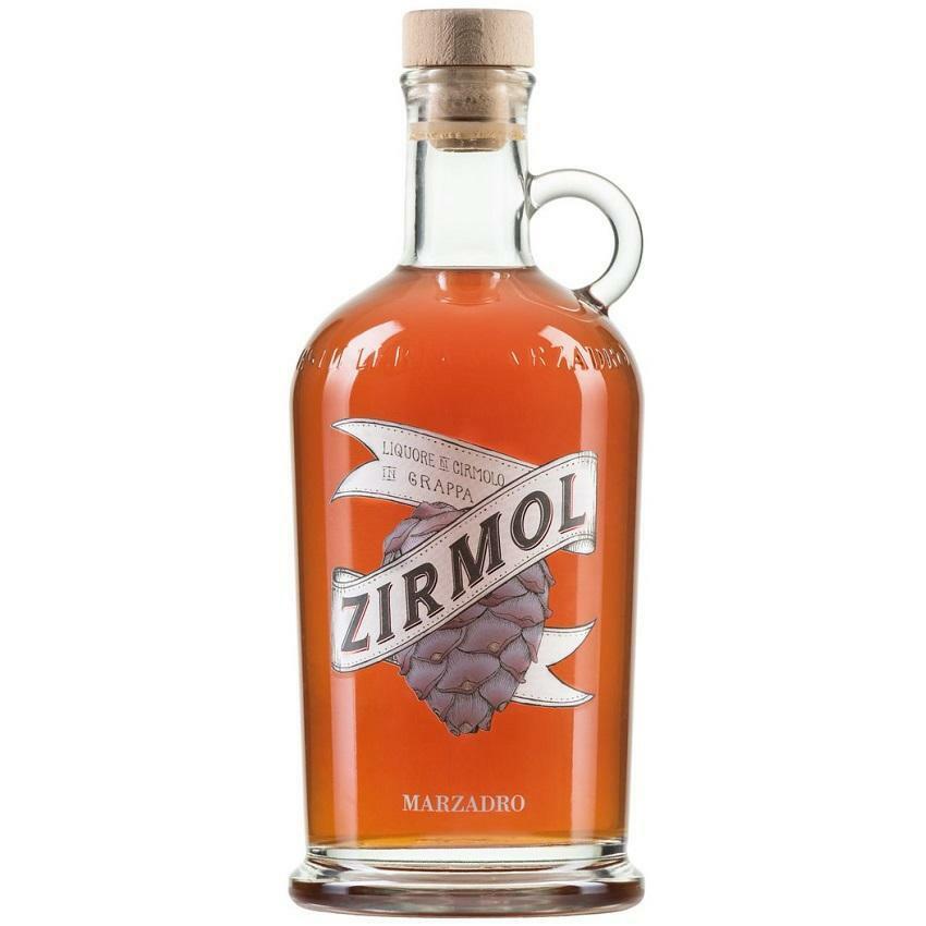 distilleria marzadro distilleria marzadro zirmol liquore di cirmolo in grappa 50 cl