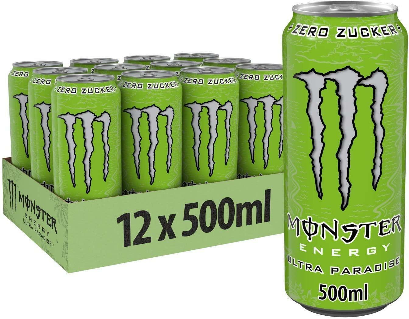 monster monster energy drink paradise zero zuccheri 500 ml  -12 lattine - foto 1