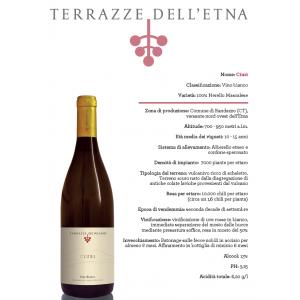 Ciuri terrazze del vulcano vino bianco  tipicamente vulcanico 75 cl