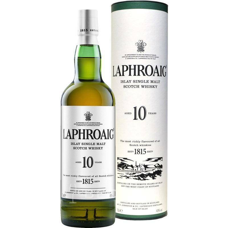 laphroaig laphroaig single malt scotch whisky 10 anni 70 cl in astuccio