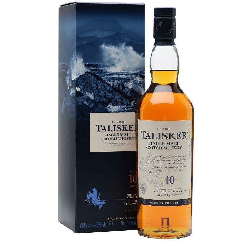 talisker talisker single malt scotch whisky 10 anni in astuccio - foto 1