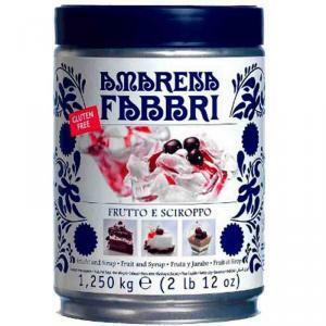 Fabbri amarena in latta da 1,250 kg frutto e sciroppo gluten free