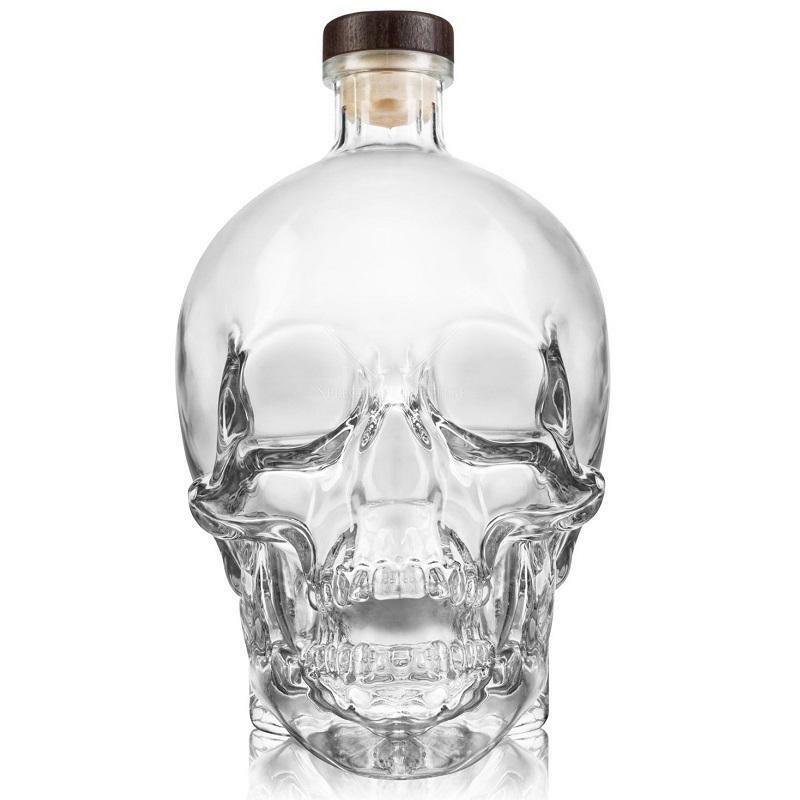 crystal head crystal head vodka 3 litri a forma di teschio in astuccio