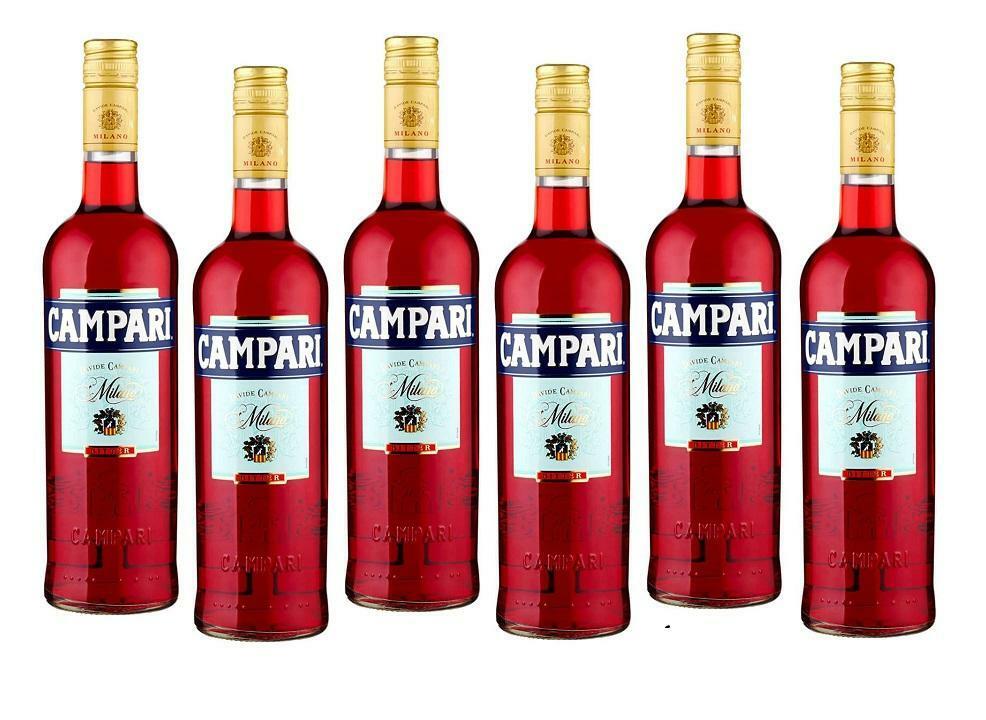 campari campari bitter 1 litro 6 bottiglie