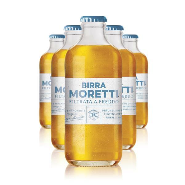 moretti moretti birra filtrata a freddo 30 cl - 24 bottiglie