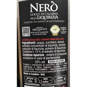 Nero'gocce di calabria alla liquirizia 1 lt