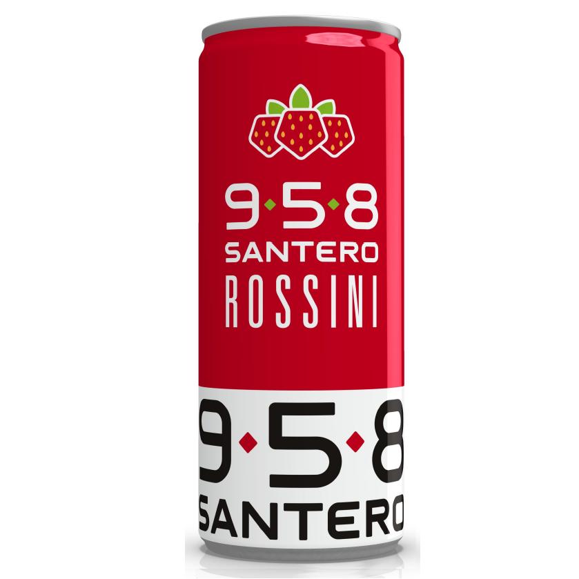 santero 958 santero 958 rossini gusto fragola in lattina 250 ml - foto 1