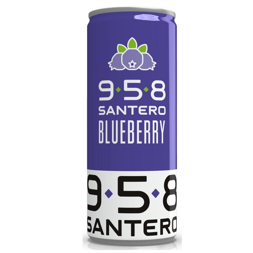 santero 958 santero 958 blueberry gusto mirtillo in lattina 250 ml - foto 1