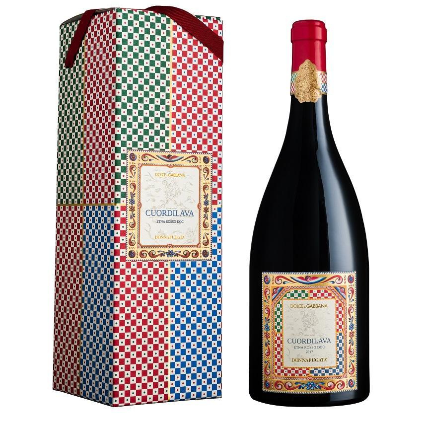 donnafugata donnafgugata cuordilava 2017 dolce e gabbana etna rosso doc limited edition 1,5 lt - foto 1