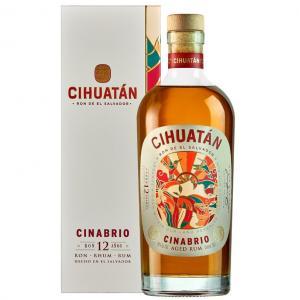 Cinabrio aged 12 years ron el salvador 70 cl