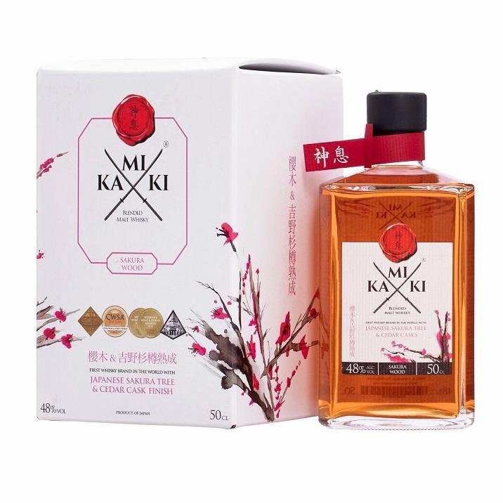 kamiki kamiki blended whisky sakura wood 50 cl - foto 1