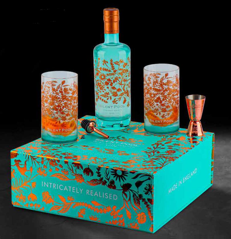 silent pool silent pool gin intricately realised 70 cl special premium gin pack - foto 1