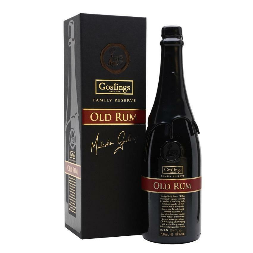 gosling's gosling's old rum 70 cl in astuccio