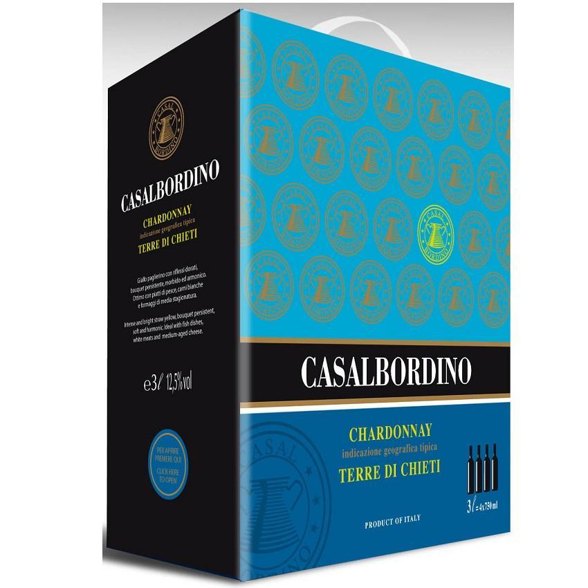 casalbordino casalbordino chardonnay igt terre di chieti vegan ok bag in box 3 lt - foto 1